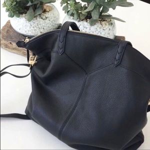 Stella and Dot Covet leather tote